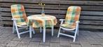FLAIR set (2 stoelen en tafel), Ophalen, Gebruikt, Kunststof, Inklapbaar