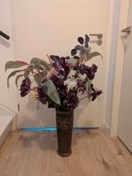 Klassieke vaas met prachtig kunstboeket incl nieuw groen, Ophalen, Zo goed als nieuw