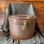 Engels antieke Hat Box/ hoedeblik, Antiek en Kunst, Ophalen of Verzenden
