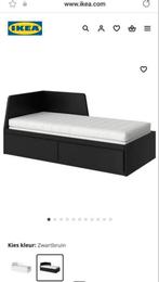 Uitschuifbaar bed van IKEA, Ophalen, Eenpersoons, Wit, Zo goed als nieuw