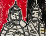 Schilderij Erik Zwezerijnen Terracotta Warriors, Antiek en Kunst, Ophalen of Verzenden
