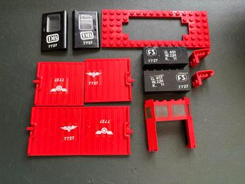 Partij lego trein onderdelen 7727 beschikbaar voor biedingen