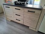 Dressoir modern steenlook blad, Ophalen, Gebruikt, Overige materialen, 150 tot 200 cm