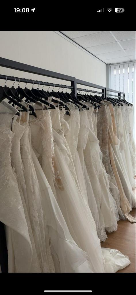 Overname Collectie Bruidsjurken (50+), Kleding | Dames, Trouwkleding en Trouwaccessoires, Zo goed als nieuw, Trouwjurk, Wit, Ophalen of Verzenden