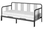 Een mooie zwarte uitschuifbare bed van de Ikea, Ophalen, Gebruikt, 90 cm, Eenpersoons