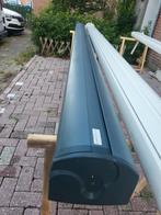 Elektrische cassette knikarmscherm 400x300med afstandsbedien, Tuin en Terras, Zonneschermen, Ophalen of Verzenden, Zo goed als nieuw