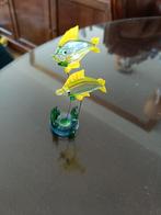 Gekleurde glas visjes, Ophalen