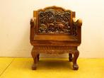 Houten stoel 36843, Huis en Inrichting, Hout, Gebruikt, Bruin, Ophalen of Verzenden