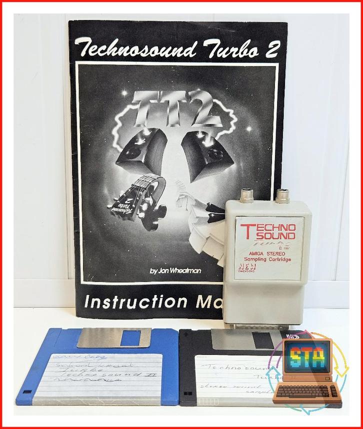 Amiga Technosound Turbo 2 set met Handleiding Niet Getest, Computers en Software, Vintage Computers, Verzenden
