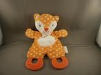 zd trading vos oranje wit gestipt knisper in lijf rode neus, Kinderen en Baby's, Speelgoed | Knuffels en Pluche, Ophalen of Verzenden