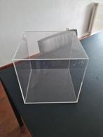 Plexiglas kubus 25x25 cm dunne platte deksel, Huis en Inrichting, Overige Huis en Inrichting, Ophalen, Zo goed als nieuw