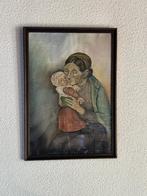 Schilderij Harry Siegers - moeder met dochter, Ophalen