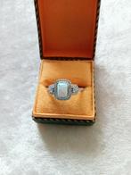 Mooie Zilveren Ring met vierkante Opaal, Sieraden, Tassen en Uiterlijk, Antieke sieraden, Verzenden, Zilver, Ring, Met edelsteen