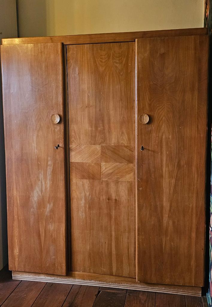 Vintage kledingkast, Huis en Inrichting, Kasten | Kledingkasten, Gebruikt, 150 tot 200 cm, 100 tot 150 cm, 50 tot 75 cm, Met deur(en)
