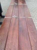 41 m2 massieve Jatoba parketvloer. 18 cm breed 2 cm dik, Doe-het-zelf en Verbouw, Vloerdelen en Plavuizen, Gebruikt, 2e habds product geen info bekend
