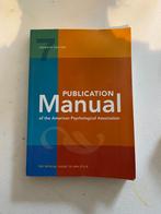 Publication manual of the american psychological association, Boeken, Studieboeken en Cursussen, Ophalen of Verzenden, Alpha, Zo goed als nieuw