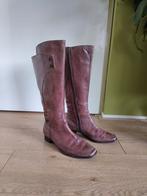 Verhulst leren schoenen laarzen maat 38 - 38,5, Kleding | Dames, Schoenen, Ophalen of Verzenden, Zo goed als nieuw, Rood