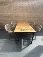 Tuinset, Tuin en Terras, Tuinsets en Loungesets, Ophalen, 4 zitplaatsen, Gebruikt, Eettafel