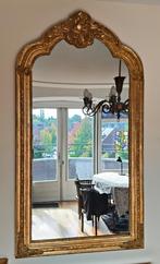 grote goudkleurigekuifspiegel, Huis en Inrichting, Woonaccessoires | Spiegels, Ophalen, Minder dan 50 cm, 100 tot 150 cm, Zo goed als nieuw