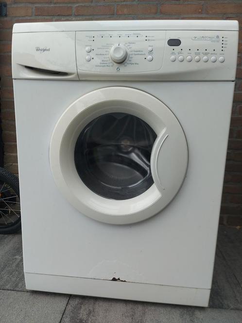 Whirlpool wasmachine, Witgoed en Apparatuur, Wasmachines, Gebruikt, Voorlader, 6 tot 8 kg, Handwasprogramma, Kort programma, Wolwasprogramma