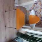 4 Retro vintage oranje Drabert stoelen, Huis en Inrichting, Stoelen, Ophalen, Kunststof, Gebruikt, Overige kleuren