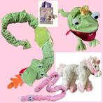 Ikea draak en kikker ; Eenhoorn Anna Club plush ; roze slang, Ophalen of Verzenden, Zo goed als nieuw, Overige typen