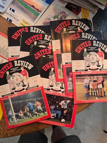Manchester United Programma's en veel meer!!! beschikbaar voor biedingen