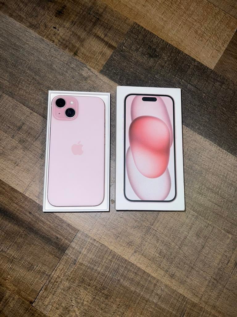 Nieuwe iPhone 15 - Nooit gebruikt! Roze, Telecommunicatie, Mobiele telefoons | Apple iPhone, 128 GB, IPhone 15, Nieuw, Ophalen of Verzenden