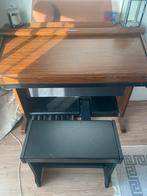 Nette piano, Muziek en Instrumenten, Piano's, Ophalen, Gebruikt, Bruin, Piano