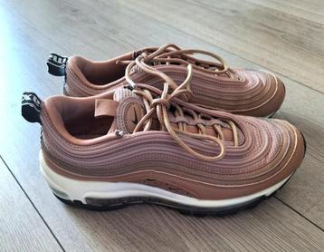Nike Air Max 97 sneakers maat 38.5 roze/bronze beschikbaar voor biedingen
