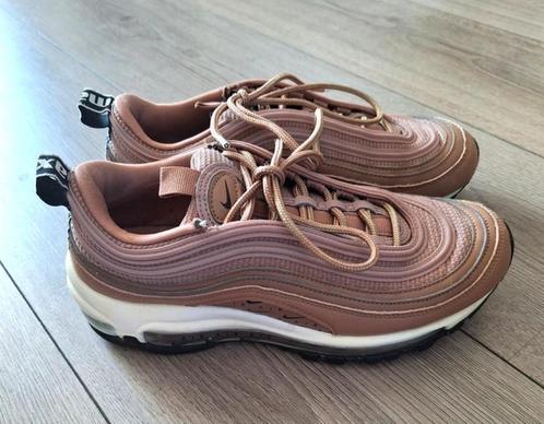 Nike Air Max 97 sneakers maat 38.5 roze/bronze, Kleding | Dames, Schoenen, Zo goed als nieuw, Sneakers of Gympen, Roze, Ophalen of Verzenden