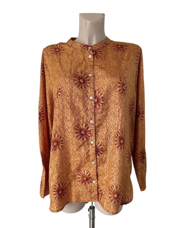 Sissel Edelbo blouse M, Kleding | Dames, Blouses en Tunieken, Zo goed als nieuw, Oranje, Ophalen of Verzenden