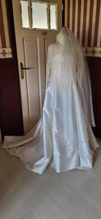 Trouwjurk zo goed als nieuw, Trouwjurk, Wit, Ophalen of Verzenden, Onbekend