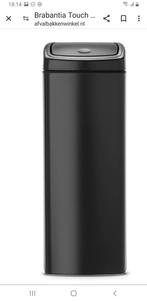 GEZOCHT: Brabantia touch bin 25 liter zwart, Huis en Inrichting, Woonaccessoires | Prullenbakken, 50 tot 75 cm, Verzenden, Metaal