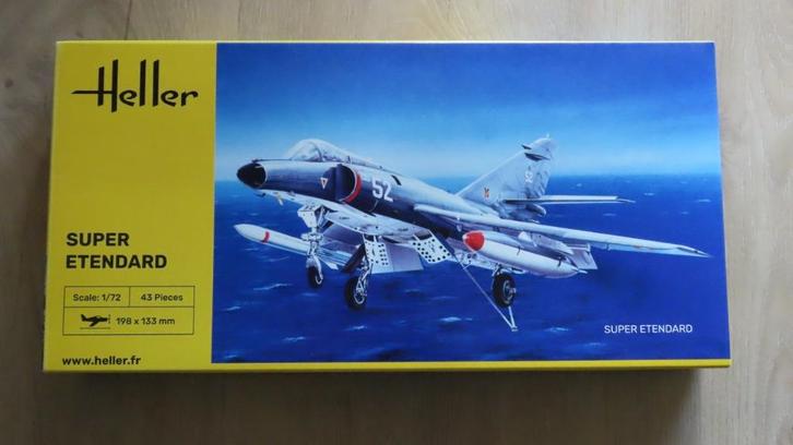 Super Etendard Heller 1/72, Hobby en Vrije tijd, Modelbouw | Vliegtuigen en Helikopters, Nieuw, Vliegtuig, 1:72 tot 1:144, Overige merken