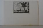 Nieuw Loosdrecht Gravure 1792 Hendrik Spilman Origineel G71, Antiek en Kunst, Kunst | Etsen en Gravures, Verzenden
