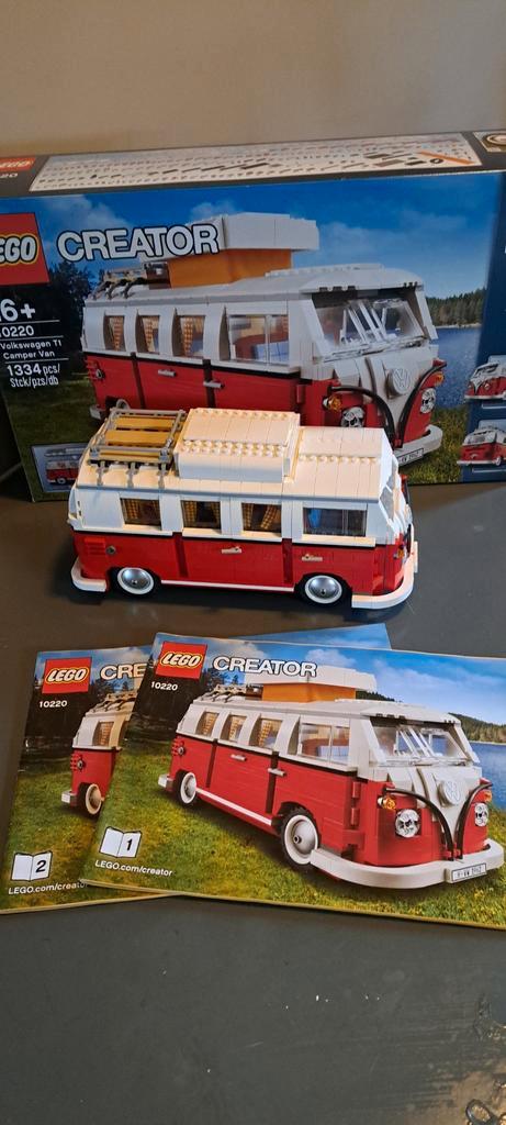 LEGO Creator Volkswagen T1 Camper Van 10220, Kinderen en Baby's, Speelgoed | Duplo en Lego, Zo goed als nieuw, Lego, Complete set