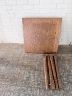 Eiken tafel / eettafel / verstelbaar, Huis en Inrichting, Tafels | Eettafels, Ophalen, 100 tot 150 cm, 50 tot 100 cm, Zo goed als nieuw