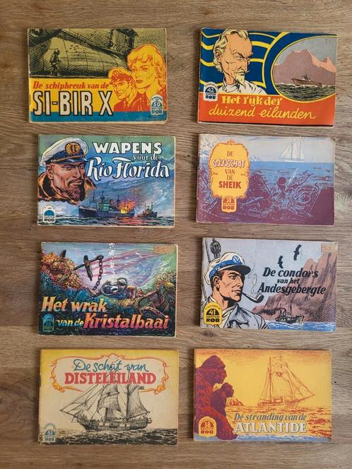 Kapitein Rob 8 delen, Boeken, Stripboeken, Gelezen, Meerdere stripboeken, Ophalen of Verzenden