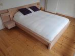 IKEA Malm Bed 160x200 + Lattenbodem, Matras, Kastje, Huis en Inrichting, Gebruikt, Bruin, Tweepersoons, Ophalen of Verzenden