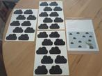 Muurstickers wolken babykamer, Ophalen of Verzenden, Zo goed als nieuw, Wanddecoratie