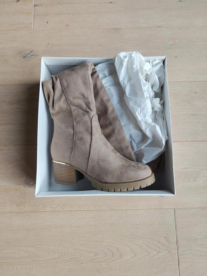 Overknee Laarzen - Anna Field (40), Kleding | Dames, Schoenen, Nieuw, Hoge laarzen, Beige, Ophalen of Verzenden