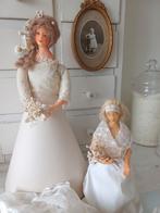 Mooie set wassen poppen, brocante, Antiek en Kunst, Ophalen of Verzenden