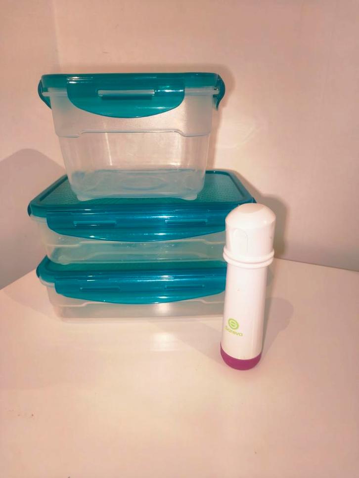 Royal VKB Bewaardozen Vacuüm - 3 stuks, Huis en Inrichting, Keuken | Keukenbenodigdheden, Gebruikt, Ophalen of Verzenden