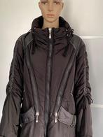 J494 Alexo maat L=42 lange winterjas jas winter parka zwart, Alexo, Zwart, Maat 42/44 (L), Ophalen of Verzenden