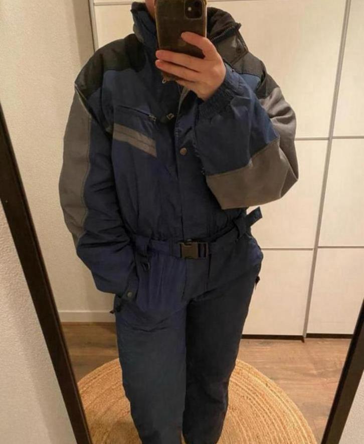 Fout vintage retro skipak maat 42, Kleding | Dames, Wintersportkleding, Gedragen, Pak, Maat 42/44 (L), Ophalen of Verzenden