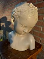 Vintage buste van meisje, Antiek en Kunst, Ophalen of Verzenden