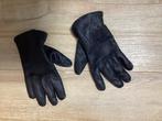 Zwarte leren handschoenen S, Kleding | Dames, Mutsen, Sjaals en Handschoenen, Ophalen of Verzenden, Zo goed als nieuw, Maat 36 (S)