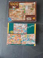 Twee Legpuzzels: 1000 stukjes & 3x1000 Roy Vogelzang, Ophalen of Verzenden, Meer dan 1500 stukjes, Gebruikt, Legpuzzel