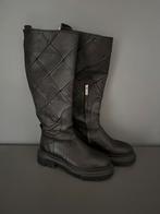 Shabbies hoge zwarte laarzen met kruissteek mt 39 Nieuwstaat, Hoge laarzen, Shabbies, ., Zwart